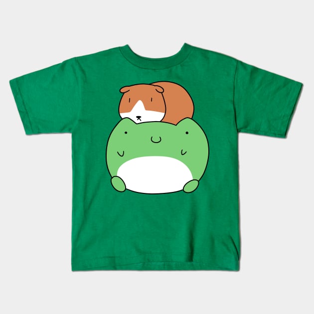 Guinea Pig and Frog Kids T-Shirt by saradaboru